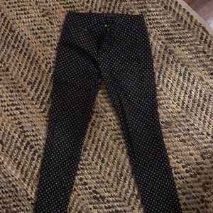 Polka dot dress pants